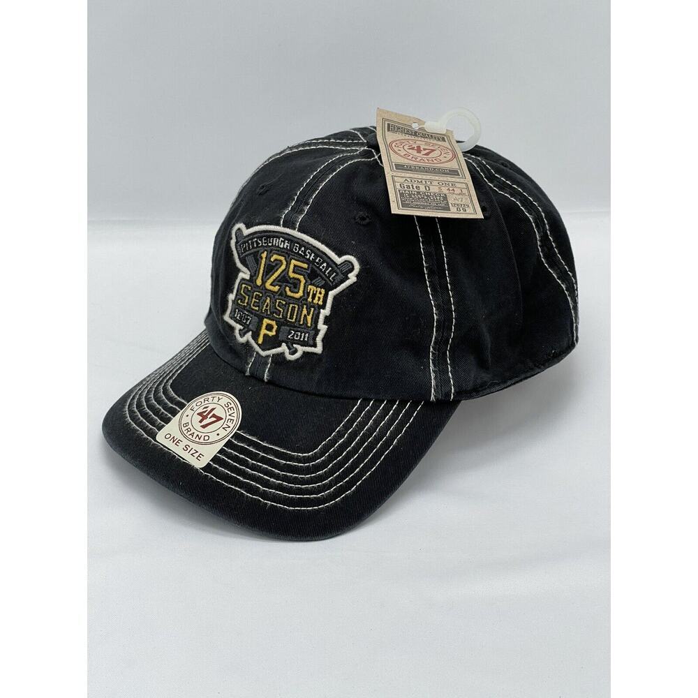 Pittsburgh Pirates Hat 125th Season 2011 Baseball Cap 47 Forty Seven‎ Brand